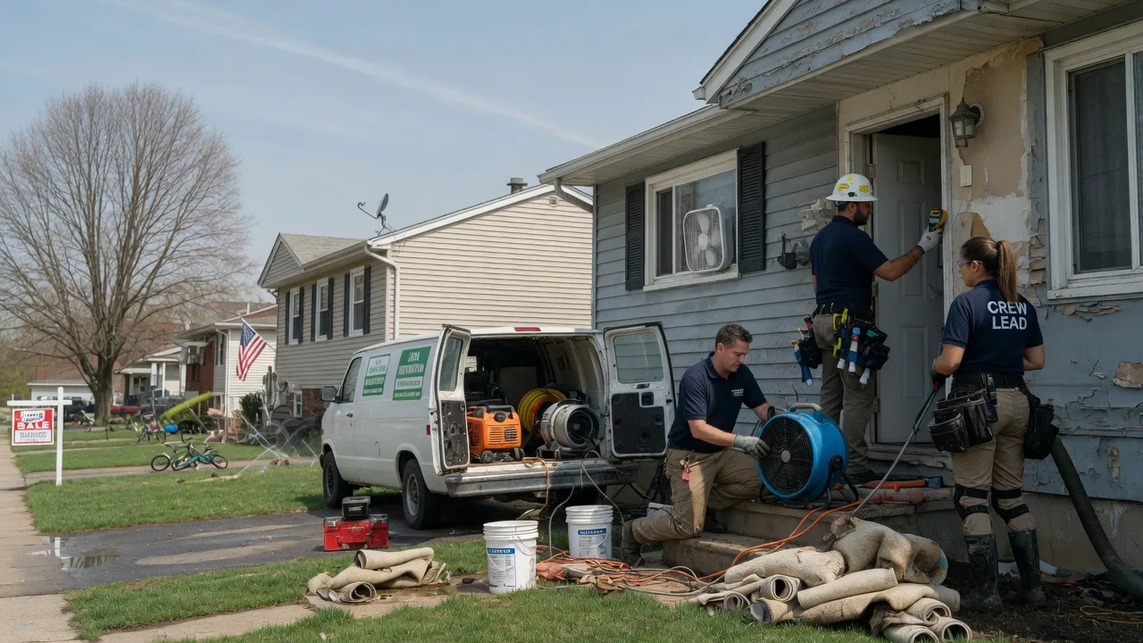 Flood Cleanup in Ellwood City, PA near me