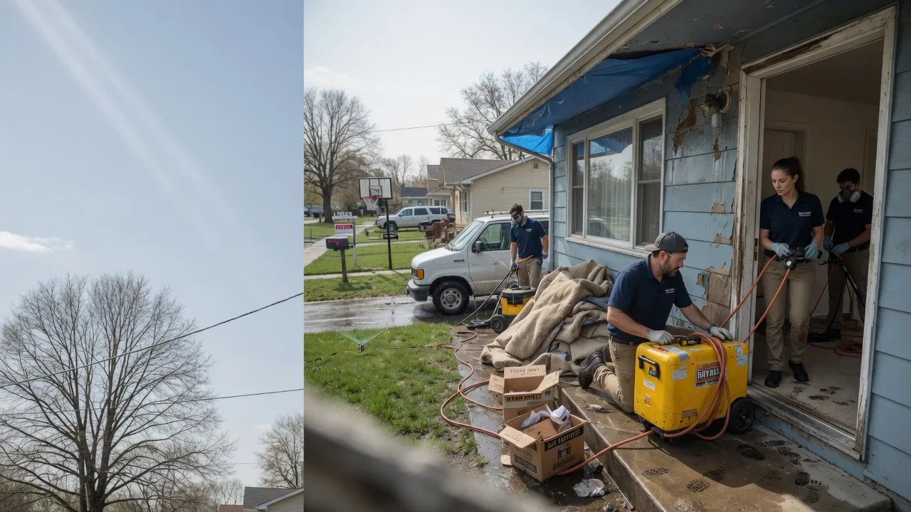 Basement Flood Cleanup in Ellwood City, PA near me